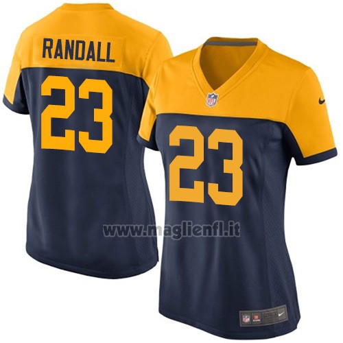 Maglia NFL Game Donna Green Bay Packers Randall Nero Giallo